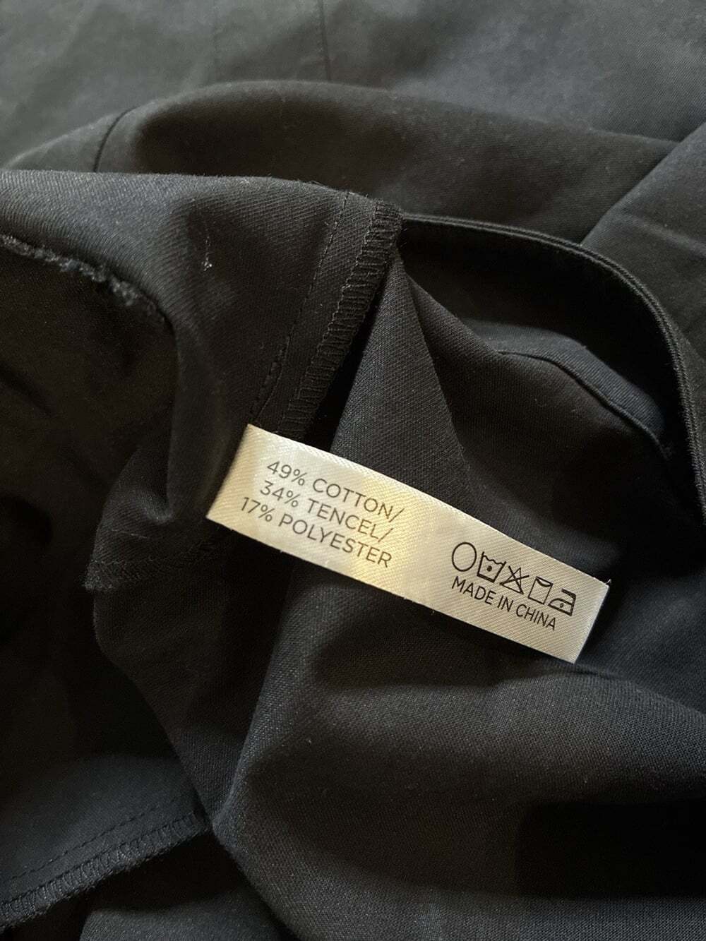 Tuckernuck Kenya A-Line Cotton Midi Skirt in Black Size 6 Pockets Buttons - Picture 7 of 7